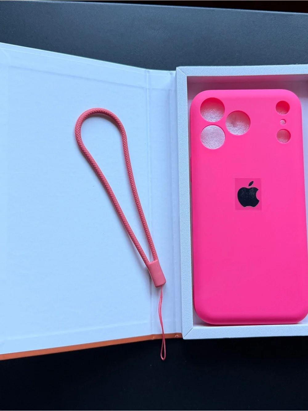 17 Pro Max Hot Pink Silicone Phone Case